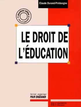 Couverture du produit · Le Droit de l'éducation
