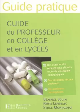 Couverture du produit · Guide du professeur en collège et en lycées