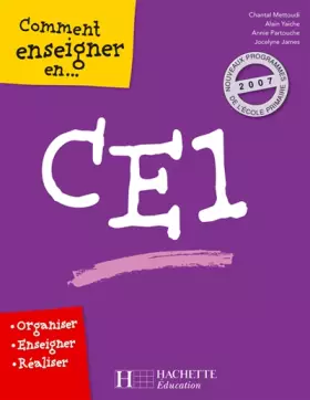 Couverture du produit · Comment enseigner en CE1