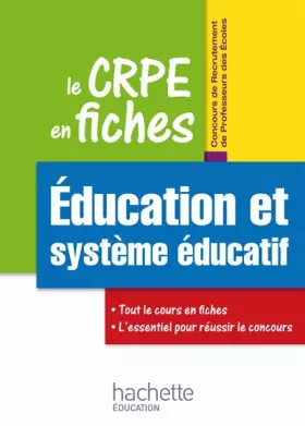 Couverture du produit · Education et système éducatif