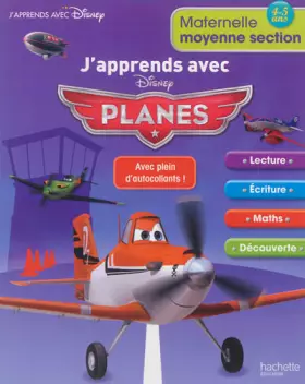 Couverture du produit · J'apprends avec Planes: Maternelle moyenne section 4-5 ans