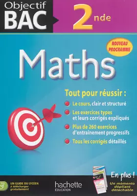 Couverture du produit · Objectif Bac Maths 2de