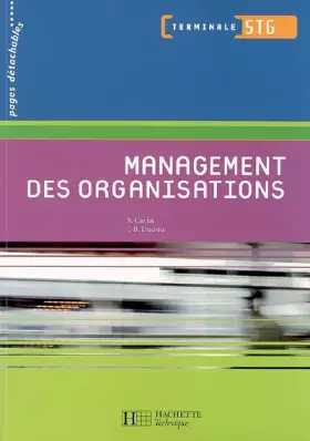 Couverture du produit · Management des organisations Tle STG