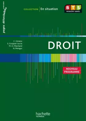 Couverture du produit · Droit BTS 1re année