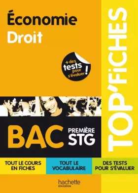 Couverture du produit · Economie, droit 1re STG