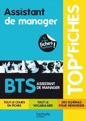 Couverture du produit · Top Fiches BTS Assistant de manager