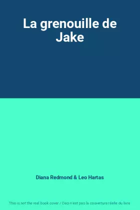 Couverture du produit · La grenouille de Jake