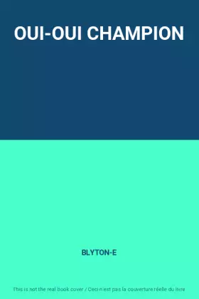 Couverture du produit · OUI-OUI CHAMPION