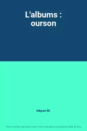 Couverture du produit · L'albums : ourson