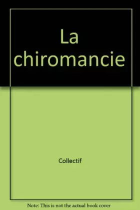 Couverture du produit · La chiromancie