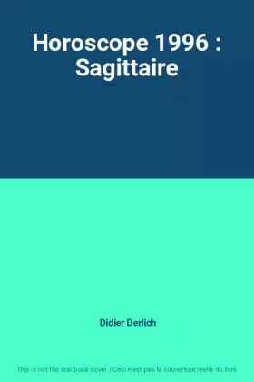 Couverture du produit · Horoscope 1996 : Sagittaire