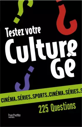 Couverture du produit · Testez votre culture gé