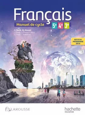 Couverture du produit · Français 5e - 4e - 3e (cycle 4) - Nouveau programme 2016