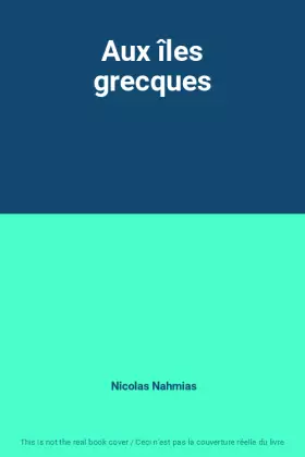 Couverture du produit · Aux îles grecques