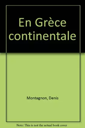 Couverture du produit · En Grèce continentale