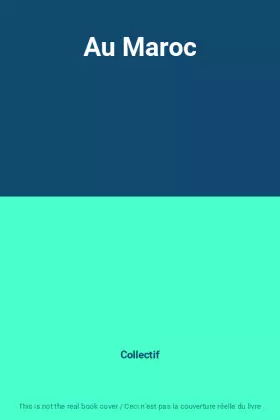 Couverture du produit · Au Maroc