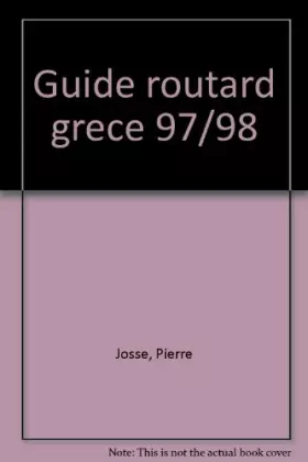 Couverture du produit · Grèce