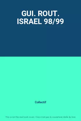 Couverture du produit · GUI. ROUT. ISRAEL 98/99