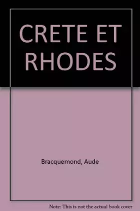 Couverture du produit · CRETE ET RHODES