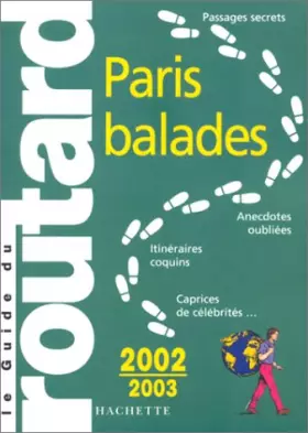 Couverture du produit · Guide du Routard : Paris balades 2002/2003