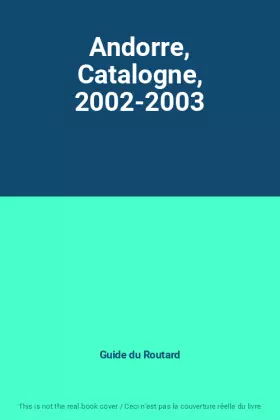 Couverture du produit · Andorre, Catalogne, 2002-2003