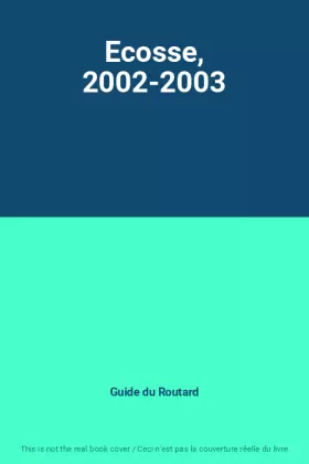 Couverture du produit · Ecosse, 2002-2003