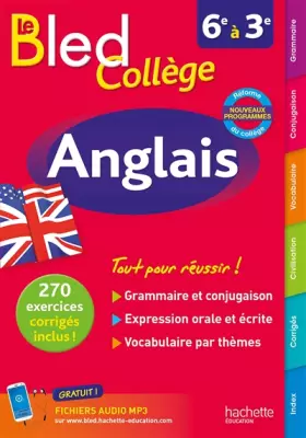 Couverture du produit · Bled Anglais Collège - Nouveau programme 2016