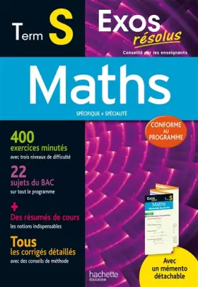 Couverture du produit · Exos Resolus Maths Term S
