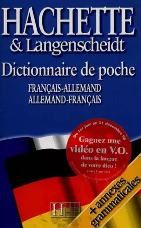 Couverture du produit · Dictionnaire hachette de poche allemand