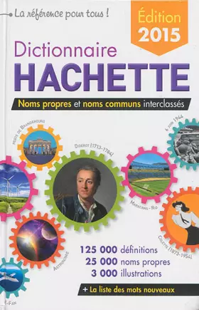 Couverture du produit · Dictionnaire Hachette 2015 France