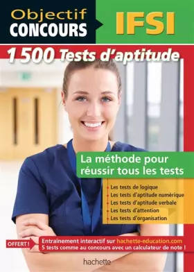Couverture du produit · 1500 tests d'aptitude, concours IFSI