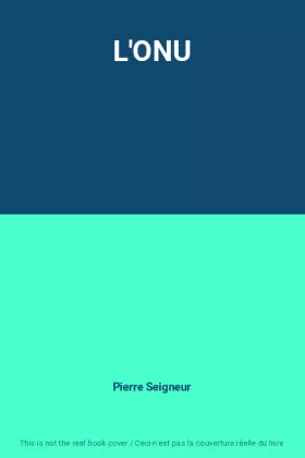 Couverture du produit · L'ONU