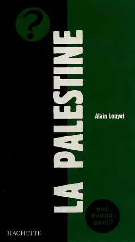 Couverture du produit · La Palestine