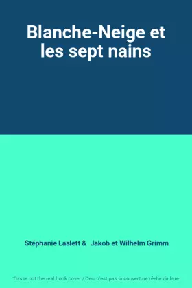 Couverture du produit · Blanche-Neige et les sept nains