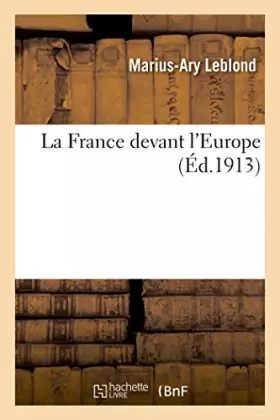 Couverture du produit · La France devant l'Europe