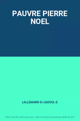 Couverture du produit · PAUVRE PIERRE NOEL