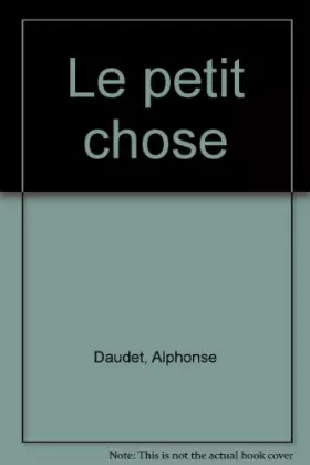 Couverture du produit · Le petit Chose