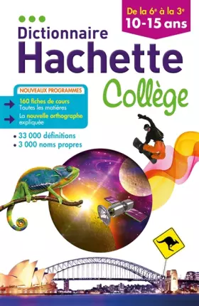 Couverture du produit · Dictionnaire Hachette Collège