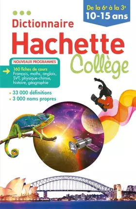 Couverture du produit · Dictionnaire Hachette Collège