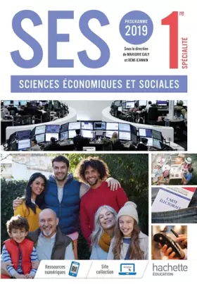 Couverture du produit · SES 1ère - Livre élève - Ed. 2019