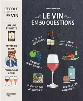 Couverture du produit · Le vin en 50 questions