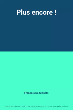 Couverture du produit · Plus encore !