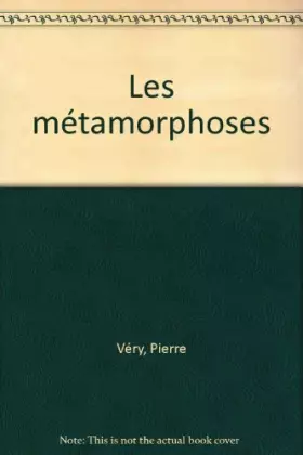 Couverture du produit · Les métamorphoses