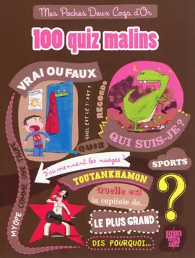 Couverture du produit · 100 quiz malins