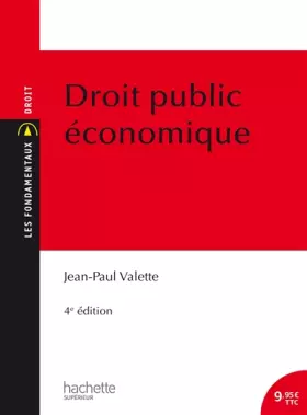 Couverture du produit · Droit public économique