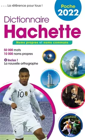 Couverture du produit · Dictionnaire Hachette POCHE 2022