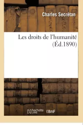 Couverture du produit · Les droits de l'humanité