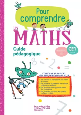 Couverture du produit · Pour comprendre les maths CE1 - Guide pédagogique - Ed. 2019