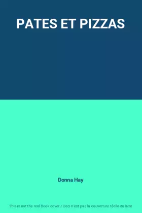 Couverture du produit · PATES ET PIZZAS