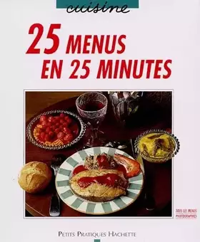 Couverture du produit · 25 menus en 25 minutes